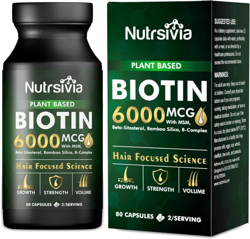 Nutrsivia Biotin 6000mcg